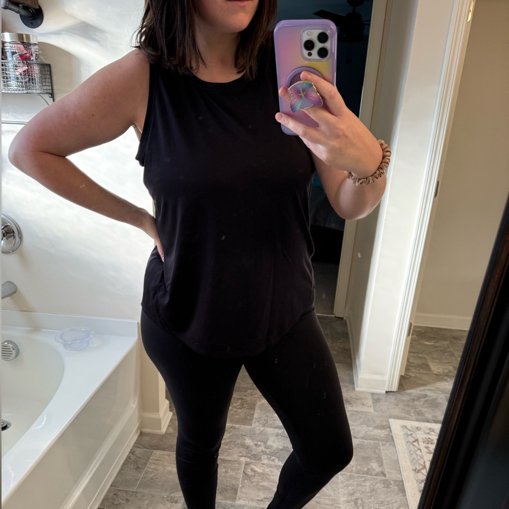 Tek Gear Racerback Black Tank Top